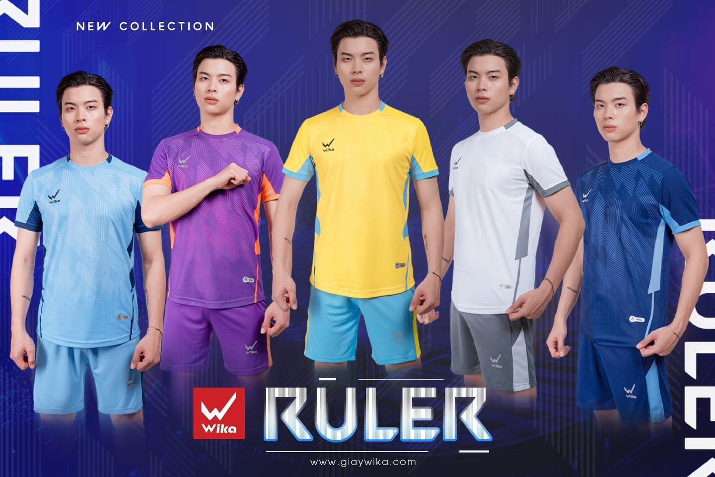Đồ Bóng Đá Không Logo Ruler 2023 Với 5 Màu Cao Cấp 