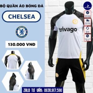 Áo CLB Chelsea Màu Trắng Mùa 2023 Cực Đẹp
