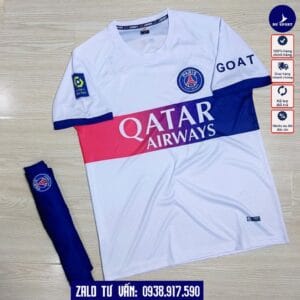 Áo Đá Banh CLB PSG Màu Trắng 2023