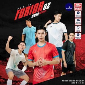 Áo Bóng Đá Không Logo Furio 02 Full 5 Màu Cá Tính