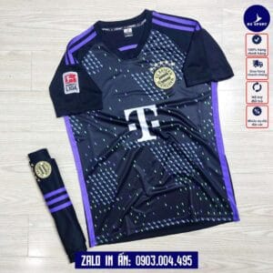 Áo Đá Bóng CLB Bayern Munich Màu Đen 2023 - 2024