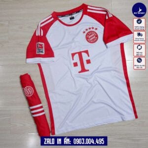 Áo Đấu CLB Bayern Munich Màu Trắng 2023 - 2024