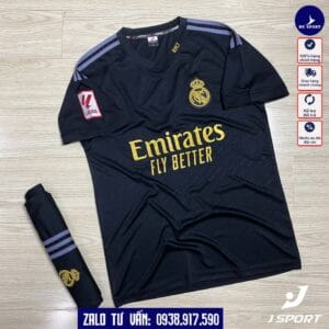 Áo Đấu CLB Real Madrid Màu Đen 2023 - 2024 Cực Ngầu