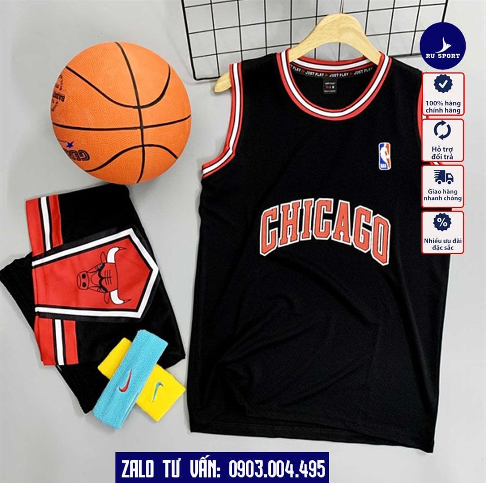 Áo jersey CLB Chicago Màu Đen