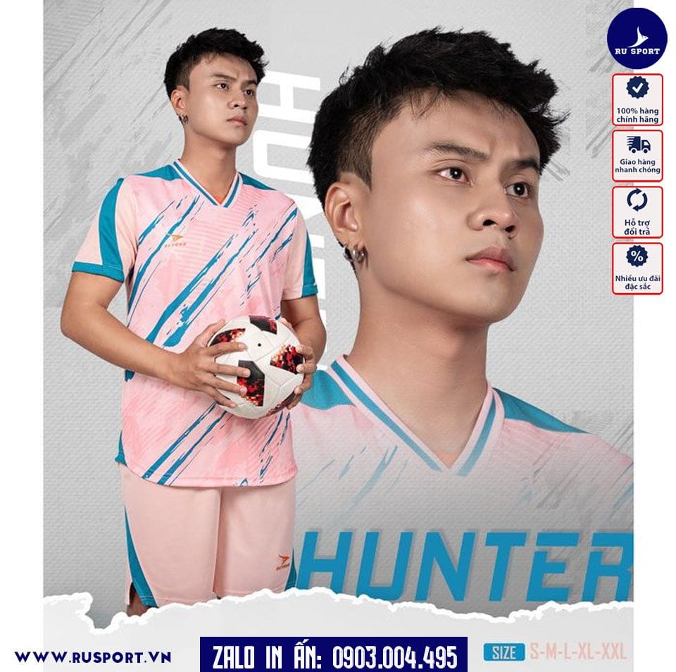 Áo đá banh thiết kế Beyono Hunter màu cam nhạt