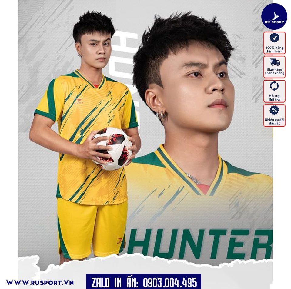 Áo đá banh thiết kế Beyono Hunter màu vàng