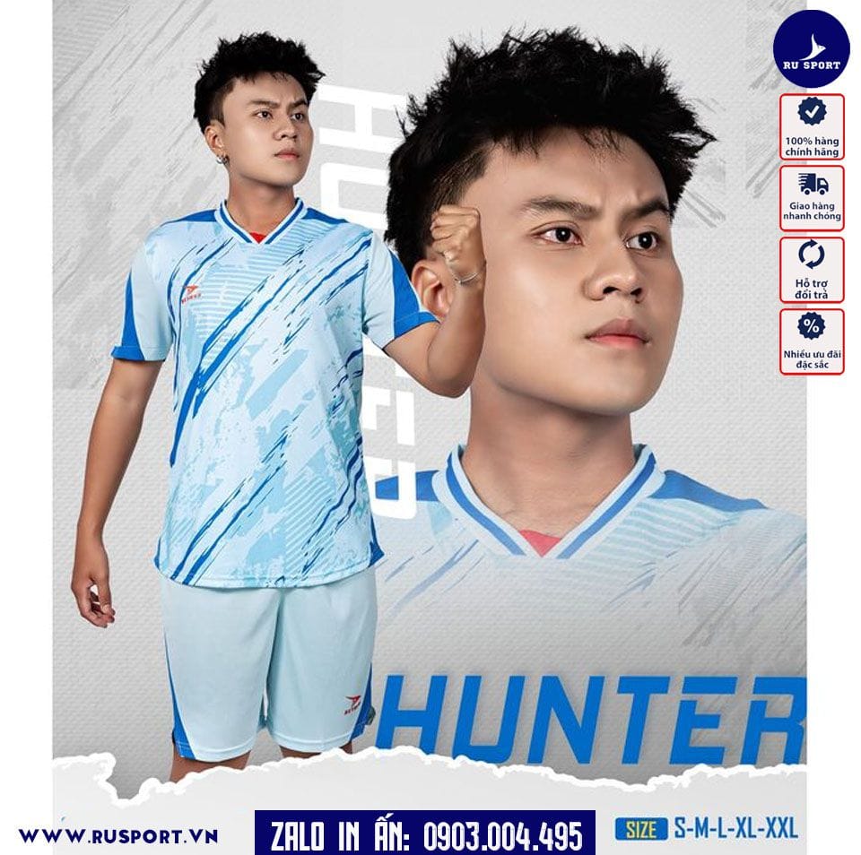 Áo đấu không logo Beyono Hunter màu xanh mint