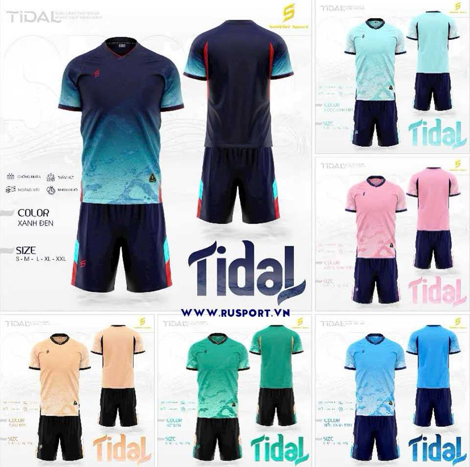 Bộ sưu tập áo đá banh thiết kế Tidal 2025